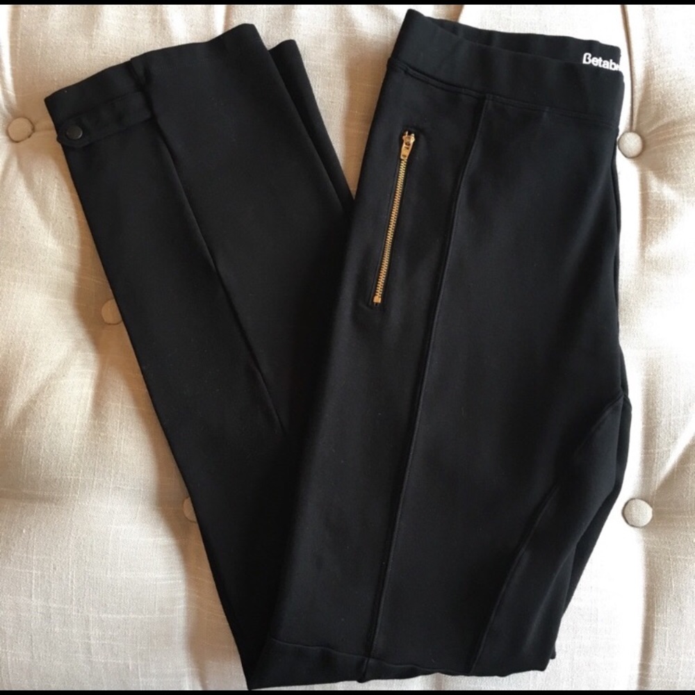 Betabrand dress yoga pants in black